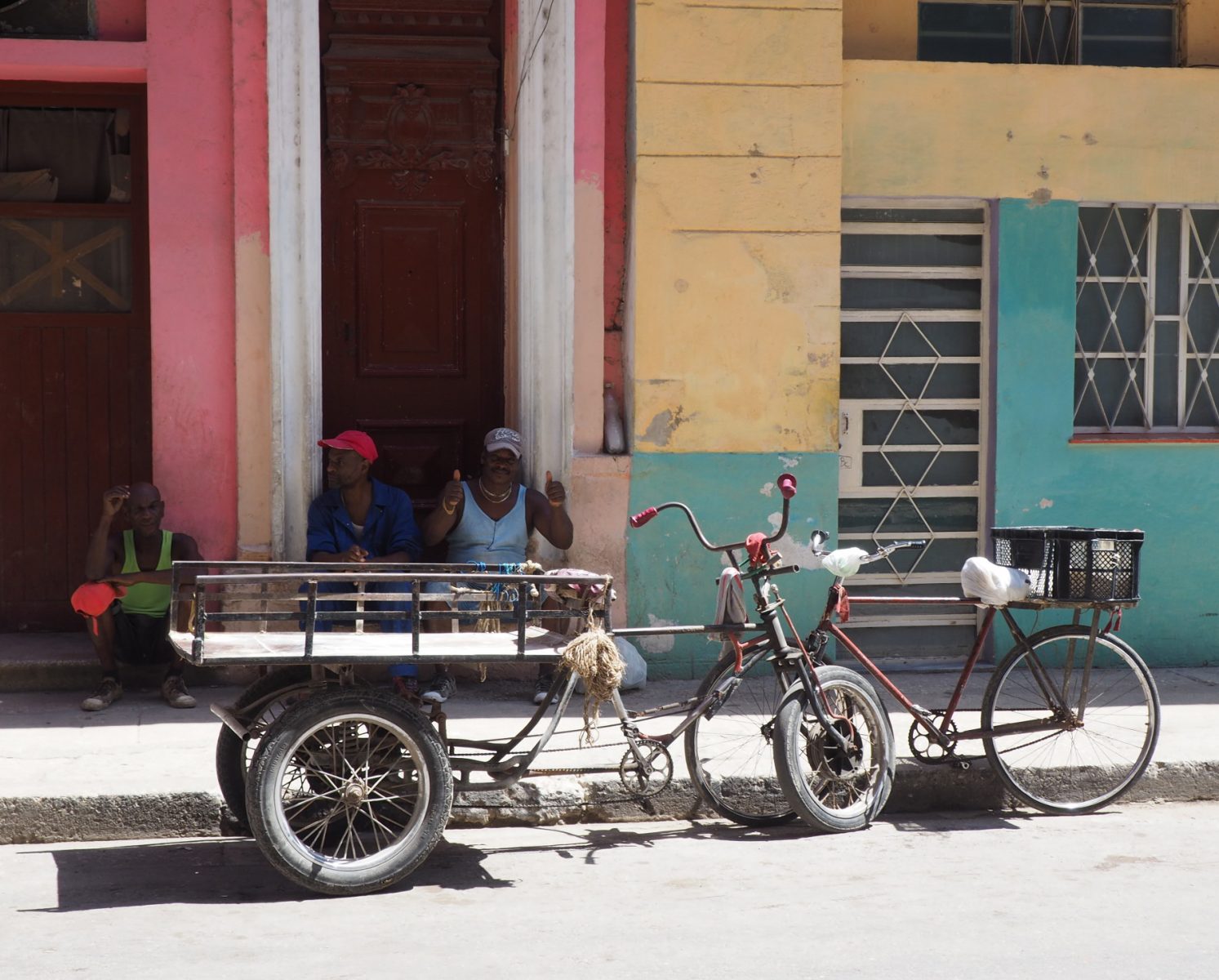 freindly Cubans in Havana