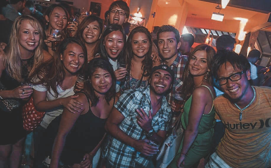 meeting new people at the party